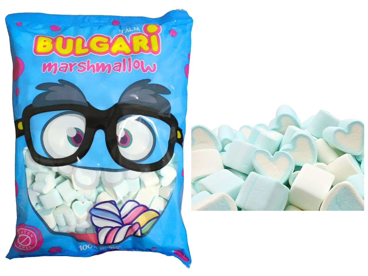 MARSHMALLOW MIX CUORI AZZURRI 1000G