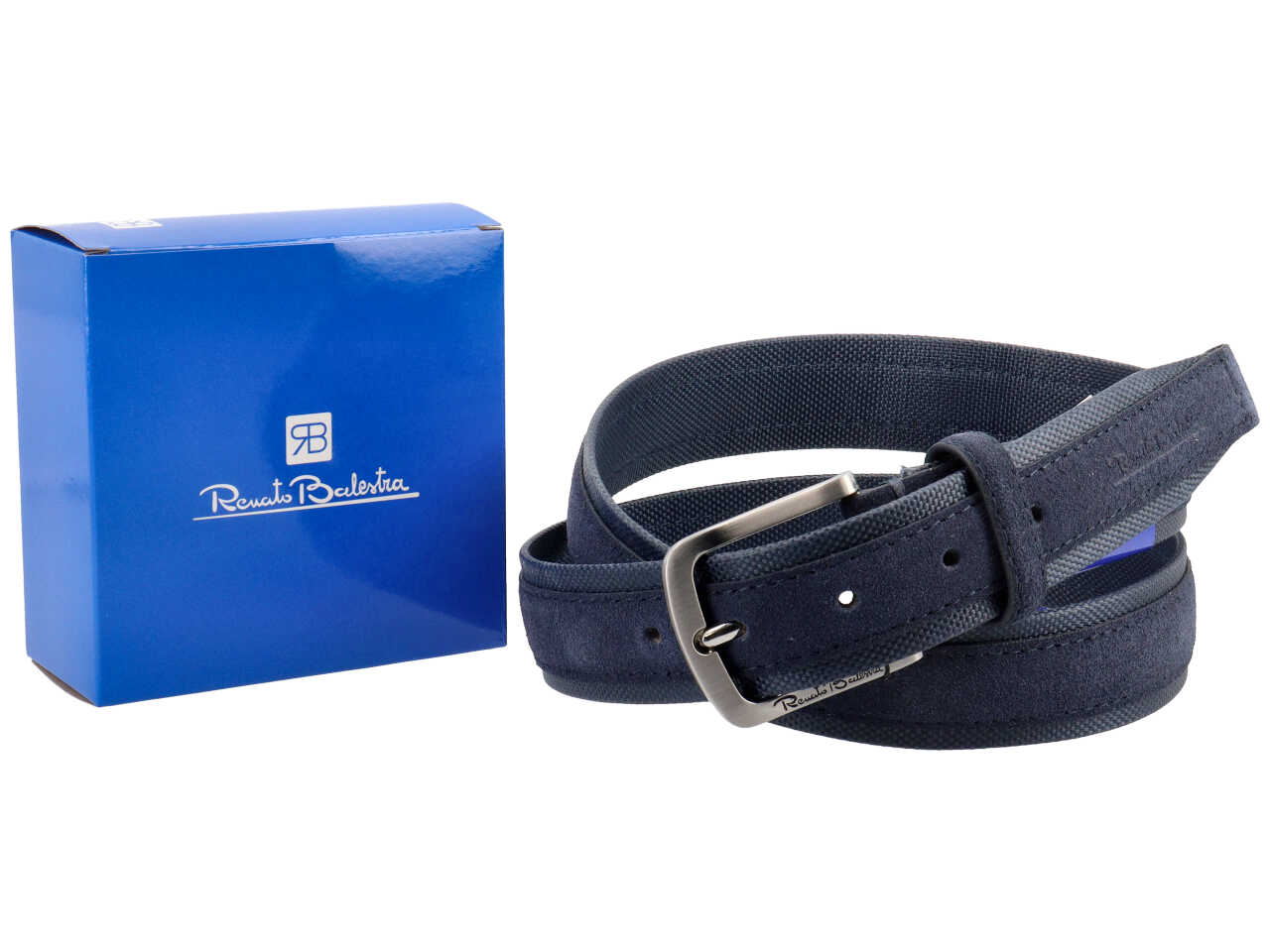 R.BALESTRA CINTURA 3,5CM BLU 8307/RB3