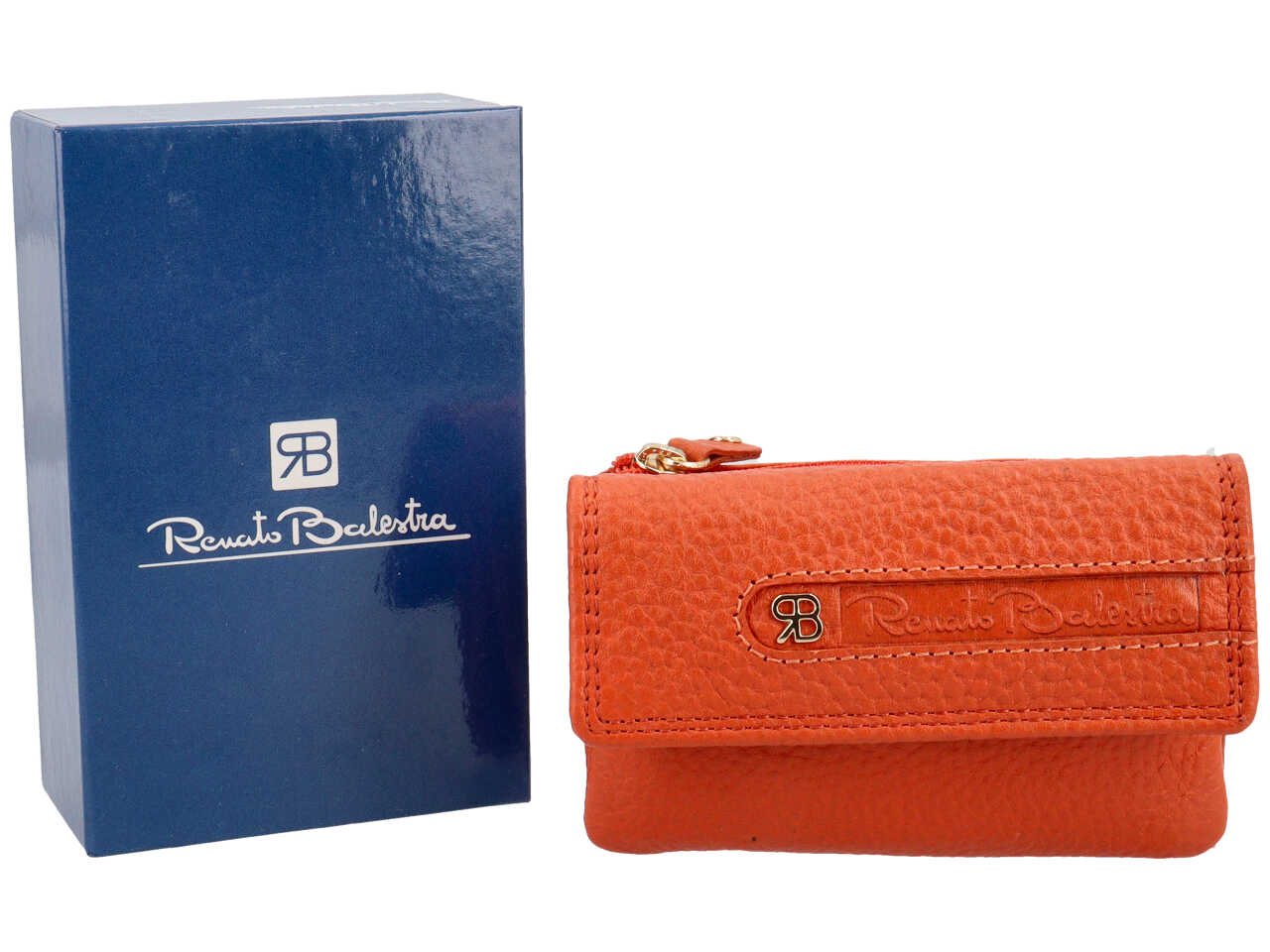 PORTACHIAVE DONNA PELLE ARANCIO 3044/DL