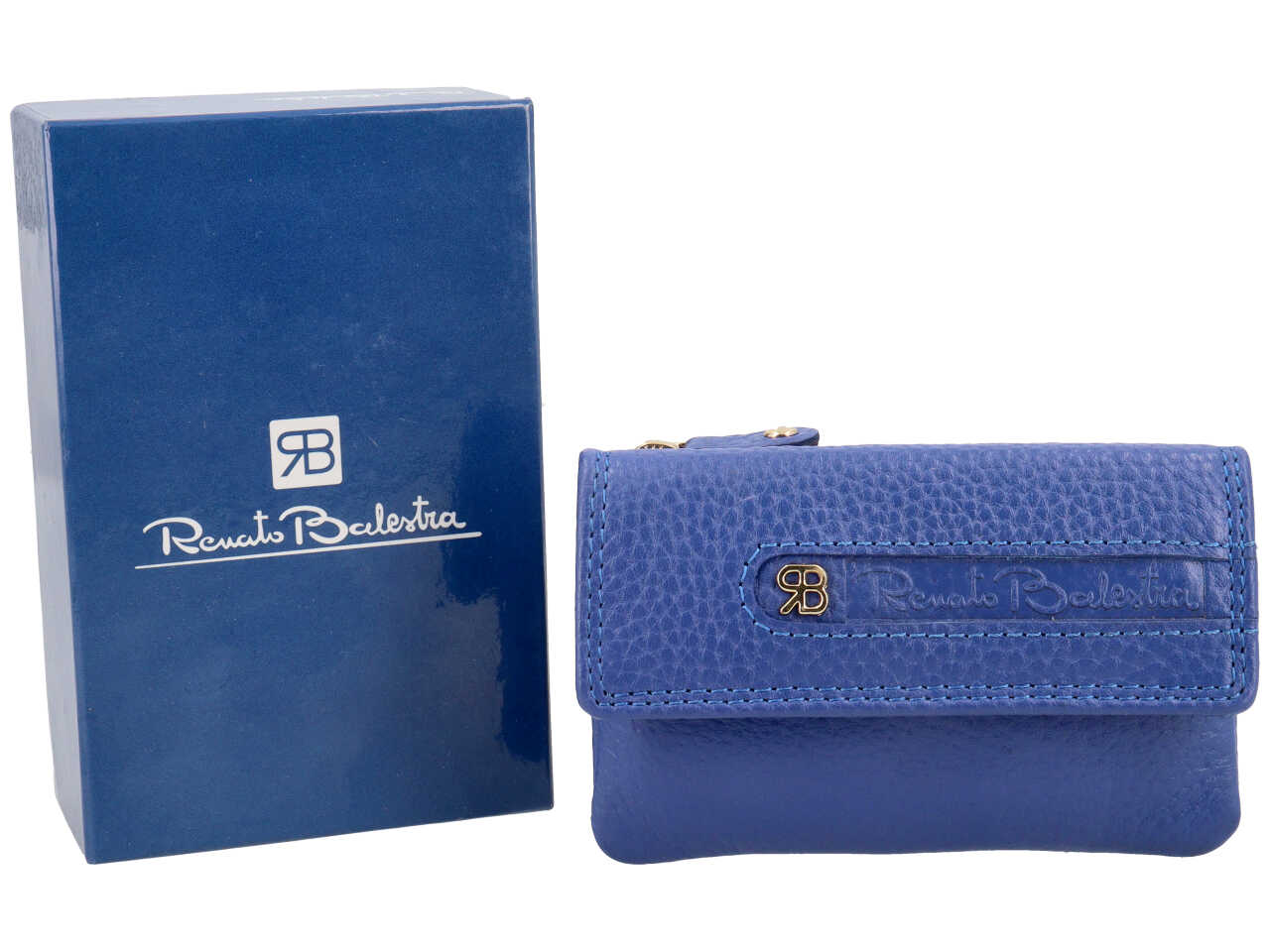 PORTACHIAVE DONNA IN PELLE BLU 3044/DL