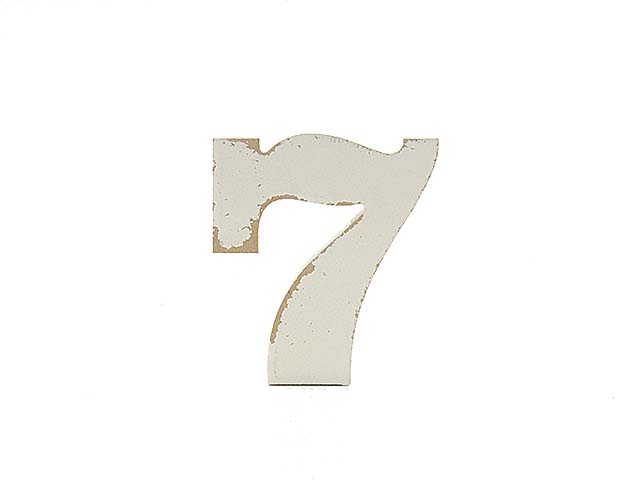 L.SHABBY NUMERO 7 1.9xh10cm 1130233 L.SHABBY NUMERO 7 1.9xh10cm 1130233