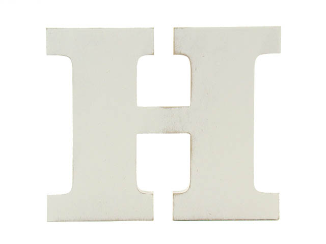 L.SHABBY LETTERA H 1.9xh20cm 1130279 L.SHABBY LETTERA H 1.9xh20cm 1130279