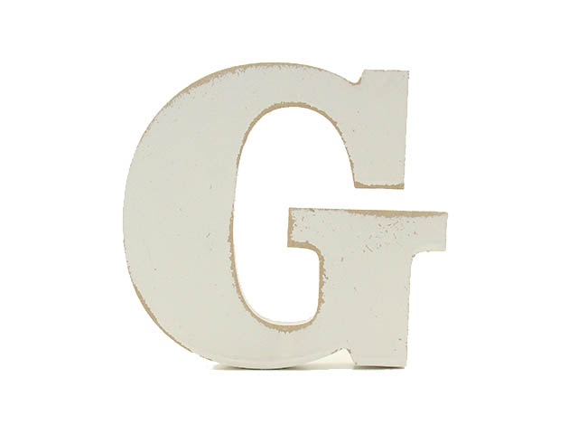 L.SHABBY LETTERA G 1.9xh15cm 1130242 L.SHABBY LETTERA G 1.9xh15cm 1130242