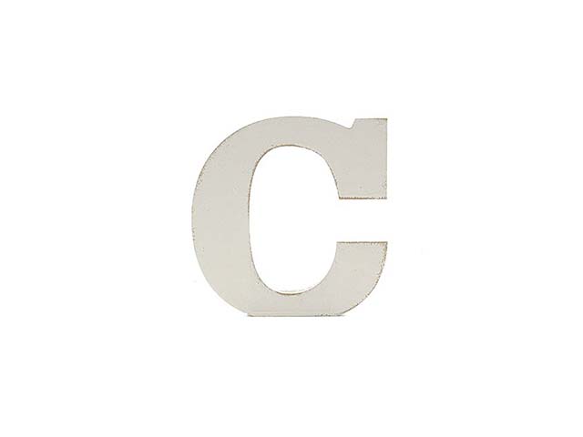 L.SHABBY LETTERA C 1.9xh10cm 1130202 L.SHABBY LETTERA C 1.9xh10cm 1130202