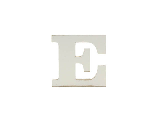 L.SHABBY LETTERA E 1.9xh10cm 1130204 L.SHABBY LETTERA E 1.9xh10cm 1130204