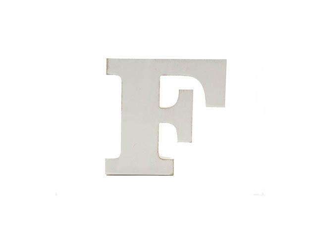 L.SHABBY LETTERA F 1.9xh10cm 1130205 L.SHABBY LETTERA F 1.9xh10cm 1130205