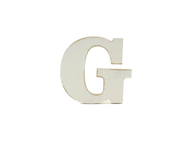 L.SHABBY LETTERA G 1.9xh10cm 1130206 L.SHABBY LETTERA G 1.9xh10cm 1130206