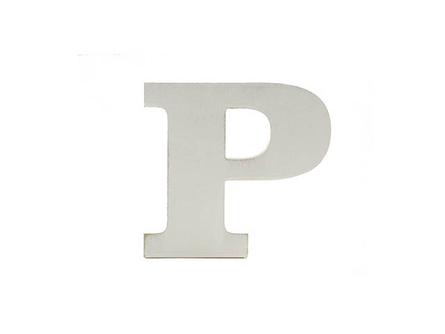 L.SHABBY LETTERA P 1.9xh10cm 1130213 L.SHABBY LETTERA P 1.9xh10cm 1130213