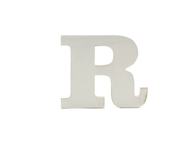 L.SHABBY LETTERA R 1.9xh10cm 1130215 L.SHABBY LETTERA R 1.9xh10cm 1130215
