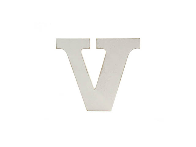 L.SHABBY LETTERA V 1.9xh10cm 1130219 L.SHABBY LETTERA V 1.9xh10cm 1130219