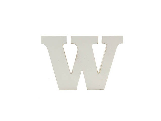 L.SHABBY LETTERA W 1.9xh10cm 1130223 L.SHABBY LETTERA W 1.9xh10cm 1130223