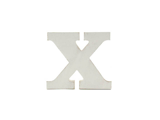 L.SHABBY LETTERA X 1.9xh10cm 1130225 L.SHABBY LETTERA X 1.9xh10cm 1130225