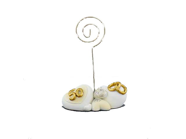 CLIP DOPPIO CUORE ORO 50 1030132