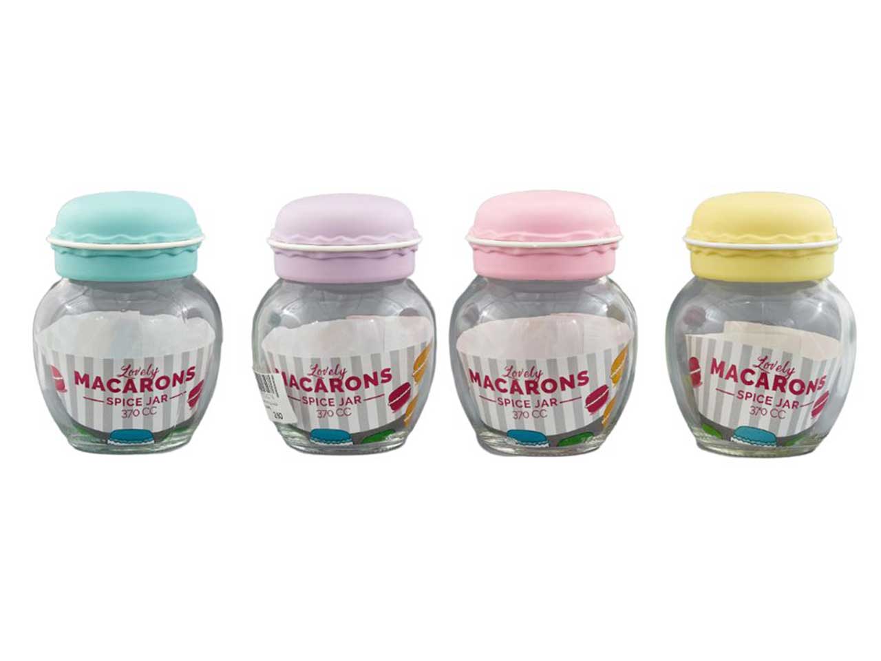 BARATTOLO IN VETRO MACARON 370C 1404002