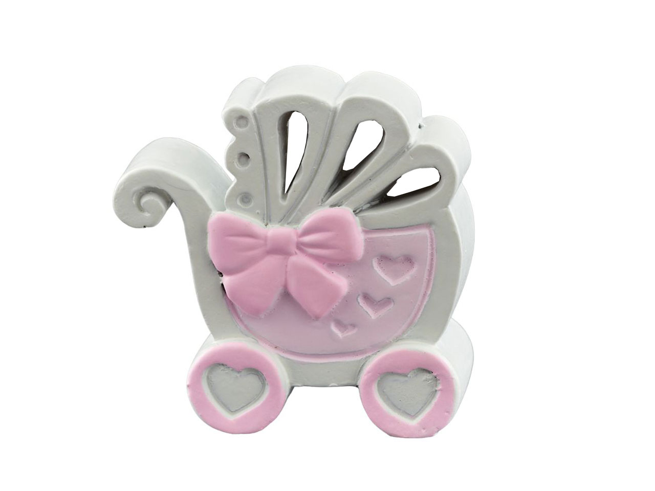 CARROZZINA ROSA IN RESINA 1240269