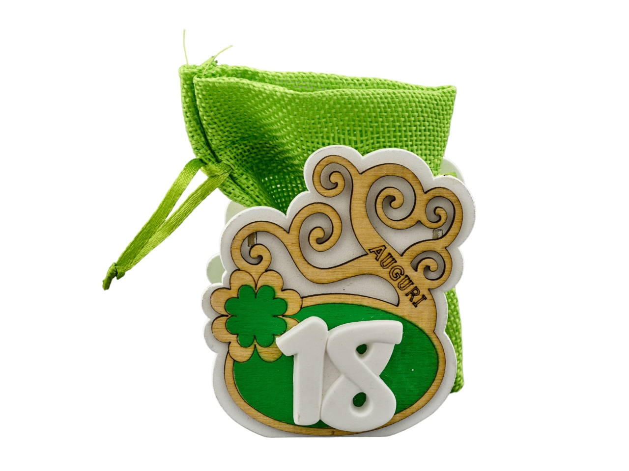 PORTACONFETTI VERDE 18 10X14 1251236