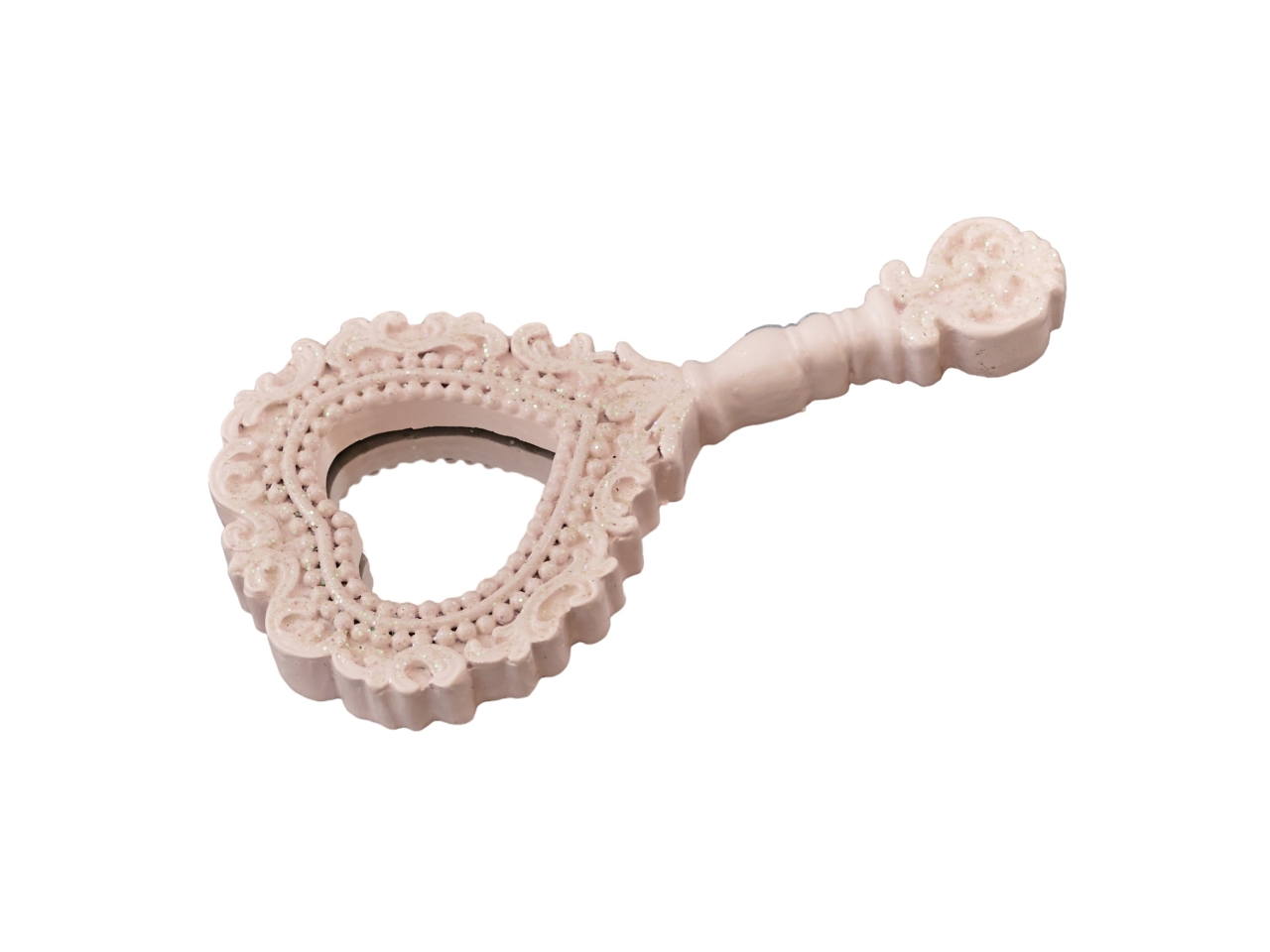 SPECCHIO CUORE ROSA H10 CM 1240183