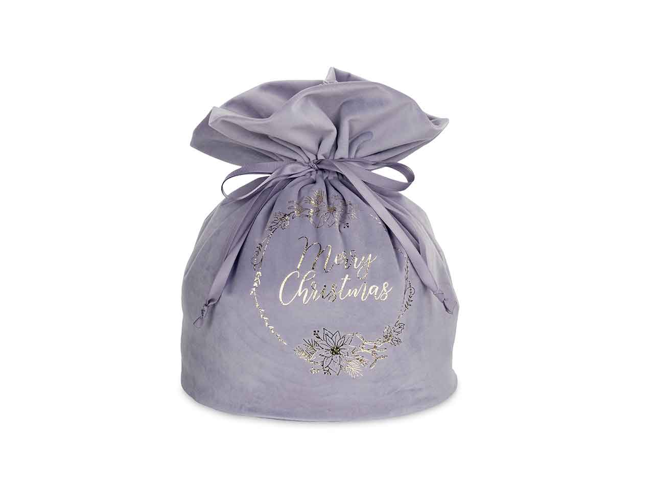 SACCOCCIO VELL.LILLA SCRITTA ORO 20536M $
