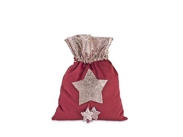 SACCHETTO BORDEAUX/GLITTER ROSA 26177M SACCHETTO BORDEAUX/GLITTER ROSA 26177M