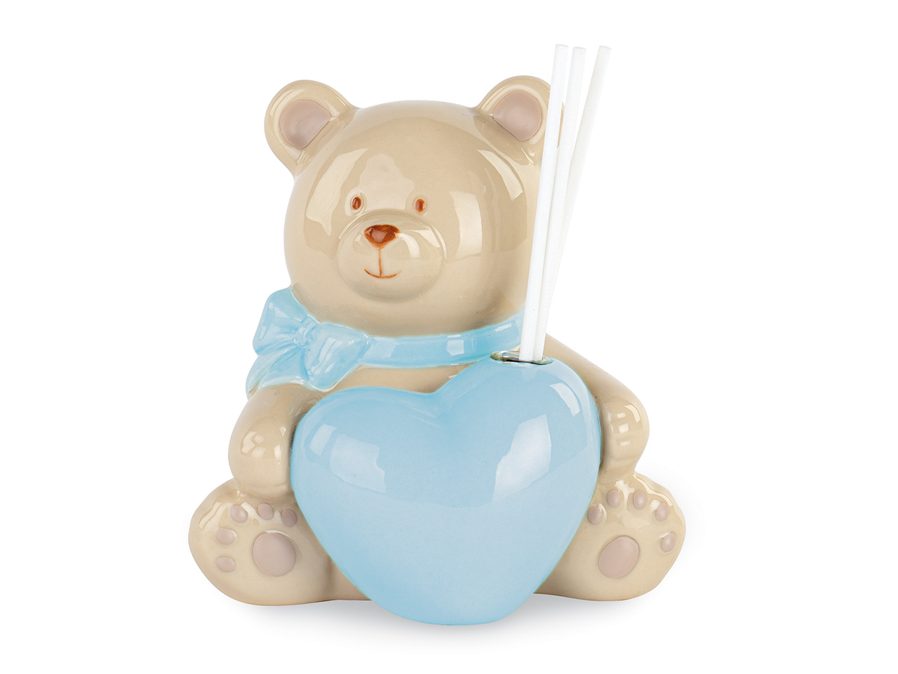 ORSETTO DIFFUSORE CON CUORE AZZU 29374M