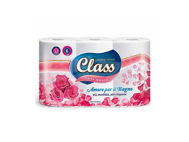 CLASS CARTA IGIENICA 6 ROTOLI 3 VELI 53443$