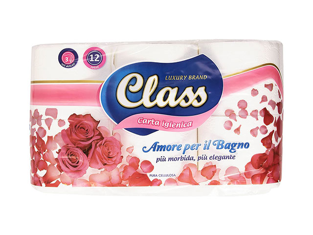 CLASS CARTA IGIENICA 12 ROTOLI 3 VELI 53446$