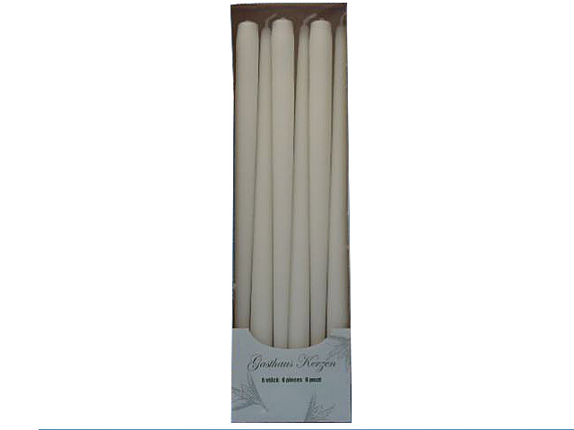 CANDELA CONICA 40 6pz BIANCA C.56214.01