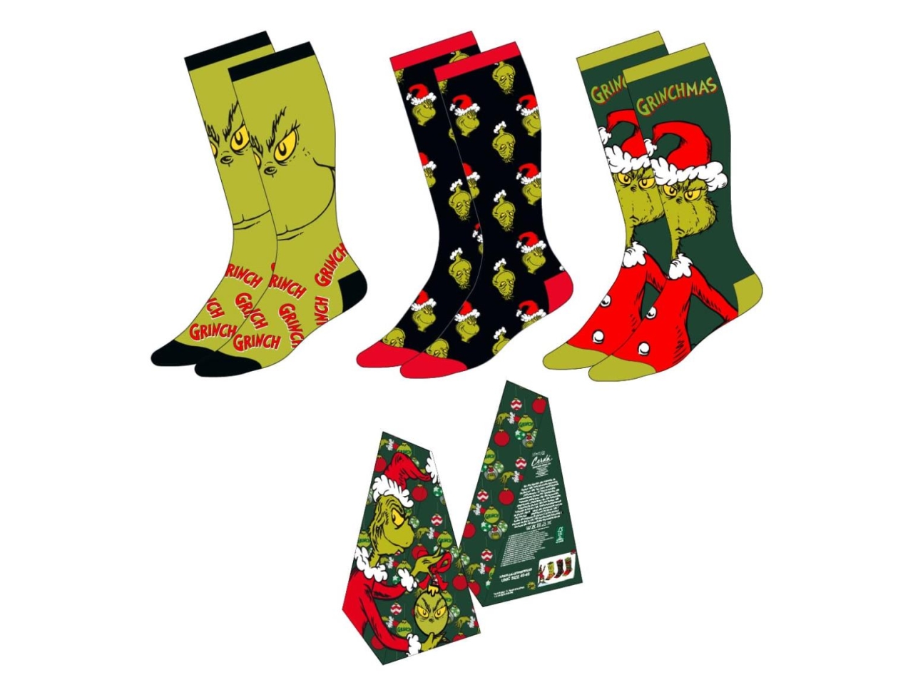 CALZINI THE GRINCH 3PZ 2900002513 CALZINI THE GRINCH 3PZ 2900002513