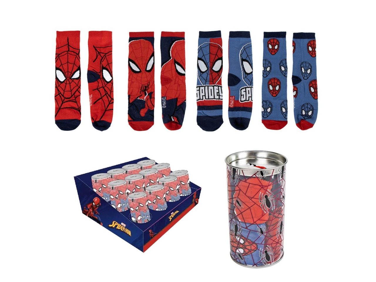 SPIDERMAN CALZINI 4PZ 2900002311 SPIDERMAN CALZINI 4PZ 2900002311