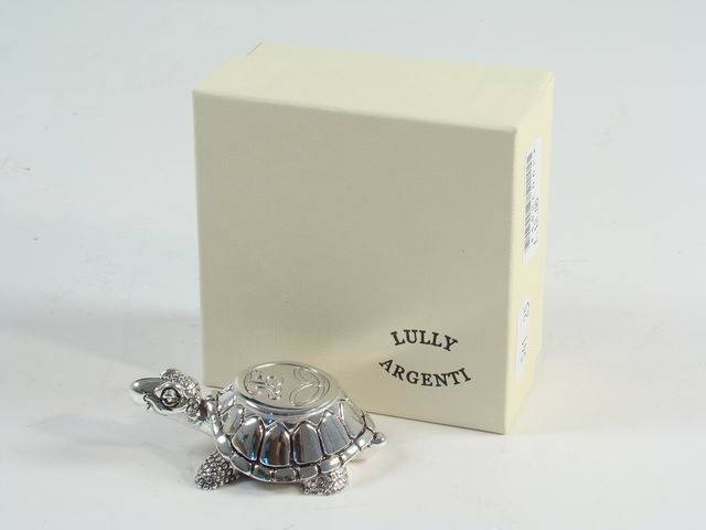 SILVER TARTARUGA CERCHIO VETRO 541/25