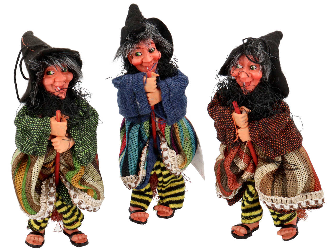 BEFANA VOLANTE 15cm CALZE A RIGHE 0152420