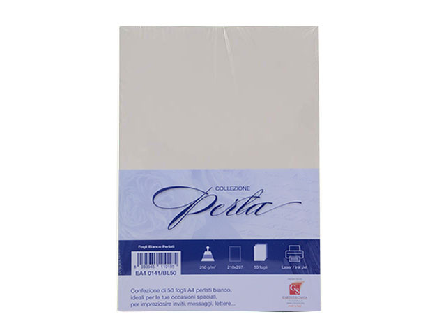CARTONCINO A 4 PERLATO 250gr A4 50pz EA40141/BL50