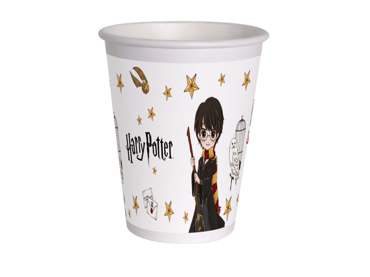 HARRY POTTER BICCHIERI DI CARTA COMPOSTABILE 24042 HARRY POTTER BICCHIERI DI CARTA COMPOSTABILE 24042