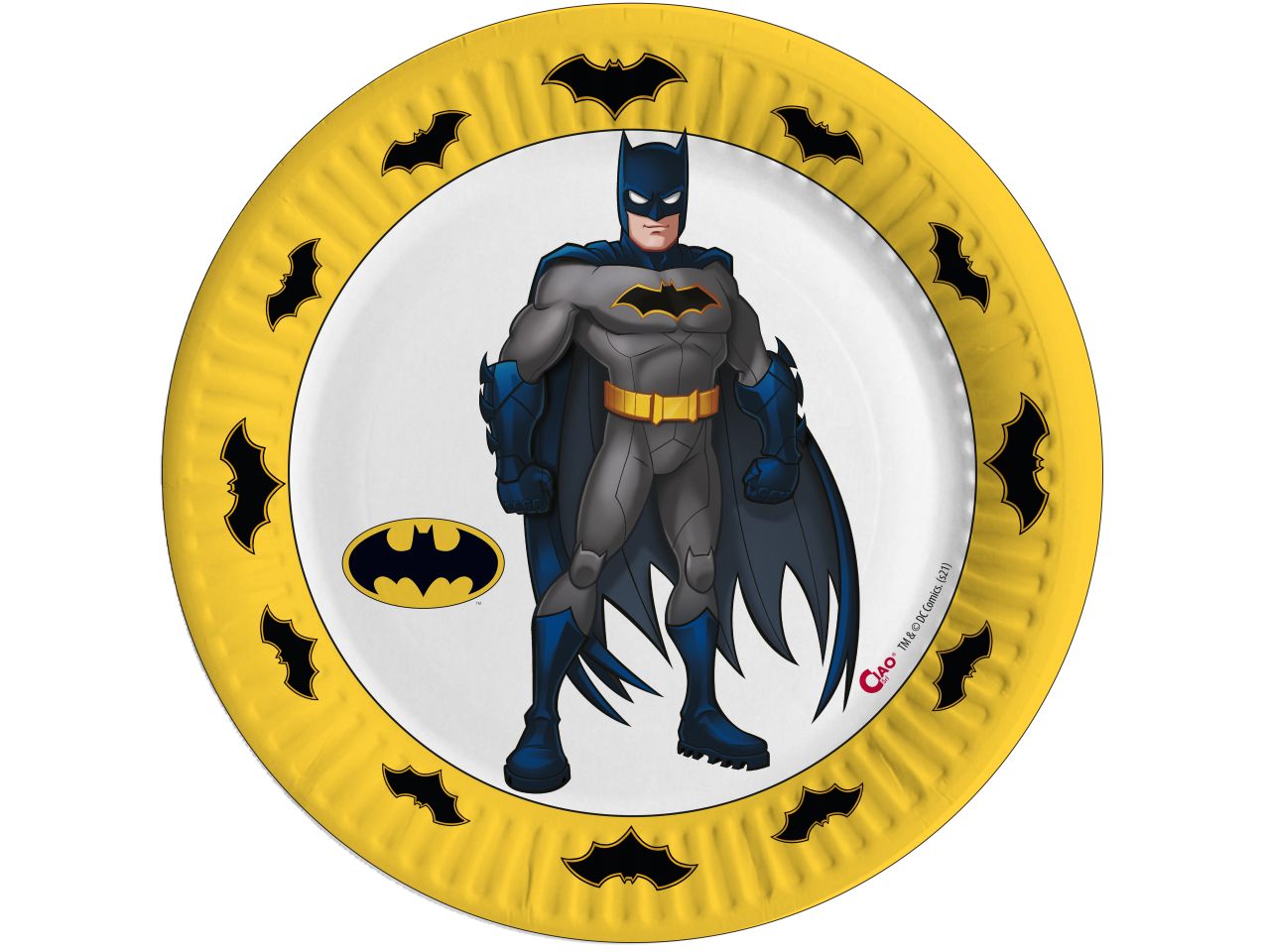BATMAN PIATTI DI CARTA COMPOSTABILE 24048 BATMAN PIATTI DI CARTA COMPOSTABILE 24048