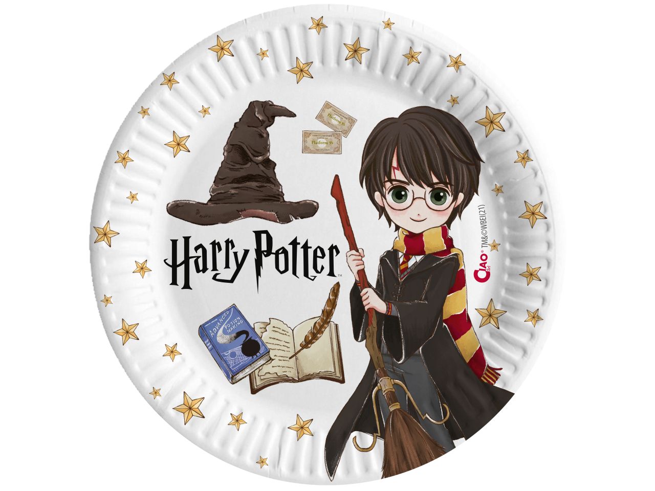 HARRY POTTER PIATTI DI CARTA COMPOSTABILE 24040 HARRY POTTER PIATTI DI CARTA COMPOSTABILE 24040