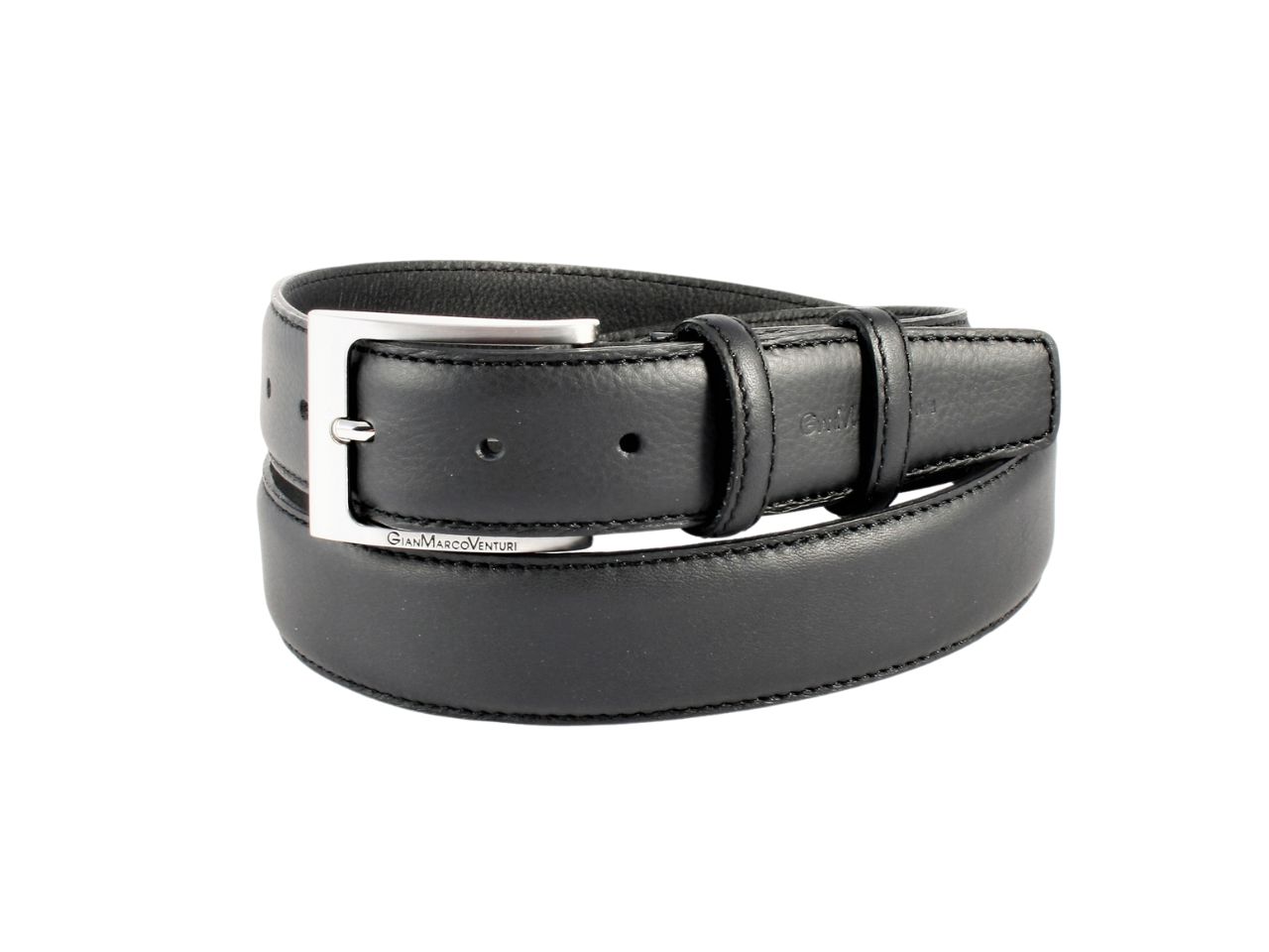 GMV UOMO CINTURA NAPPA NERA GMV2015/35