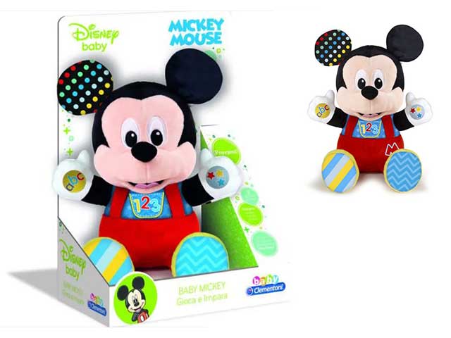 BABY CLEM.MICKEY MEDIUM PLUSH NEW 17303