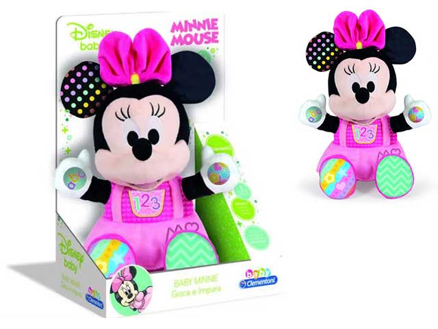 BABY CLEM.MINNIE MEDIUM PLUSH NEW 17304