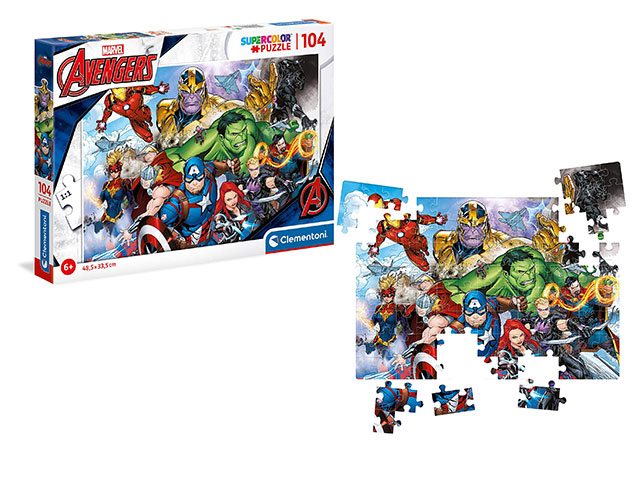 PUZZLE 104pz MARVEL AVENGERS 25718