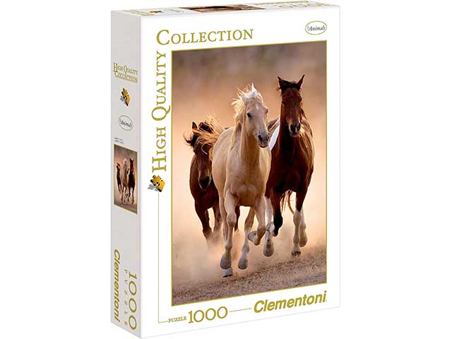 PUZZLE 1000pz HQC RUNNING HORSES39168