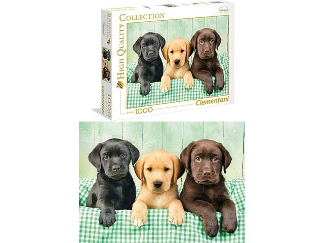 PUZZLE 1000pz I TRE LABRADOR C39279
