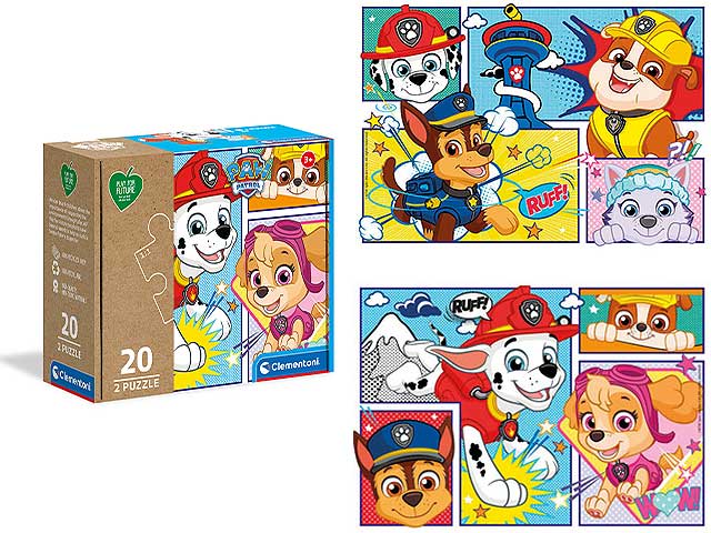 PUZZLE 2X20 PAW PATROL 24782.0