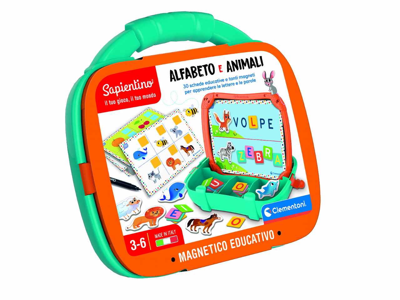 VALIGETTA MAGNETICA ALFABETO E ANIMALI 16714