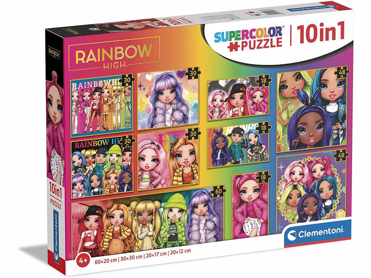 PUZZLE 10 IN 1 RAINBOW HIGH 2022 20273