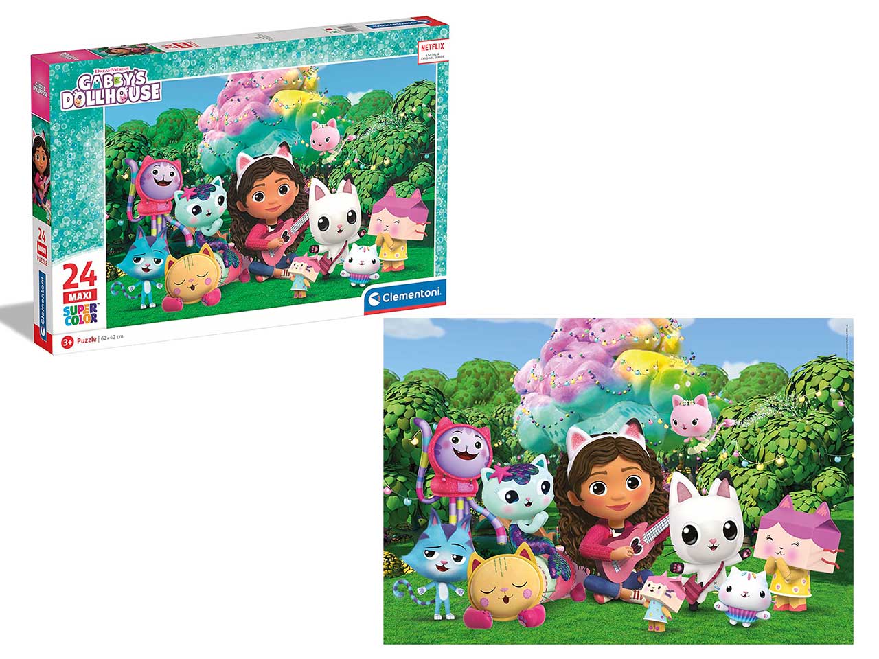 PUZZLE 24 MAXI GABBY’S DOLLHOUSE 1 28520.4