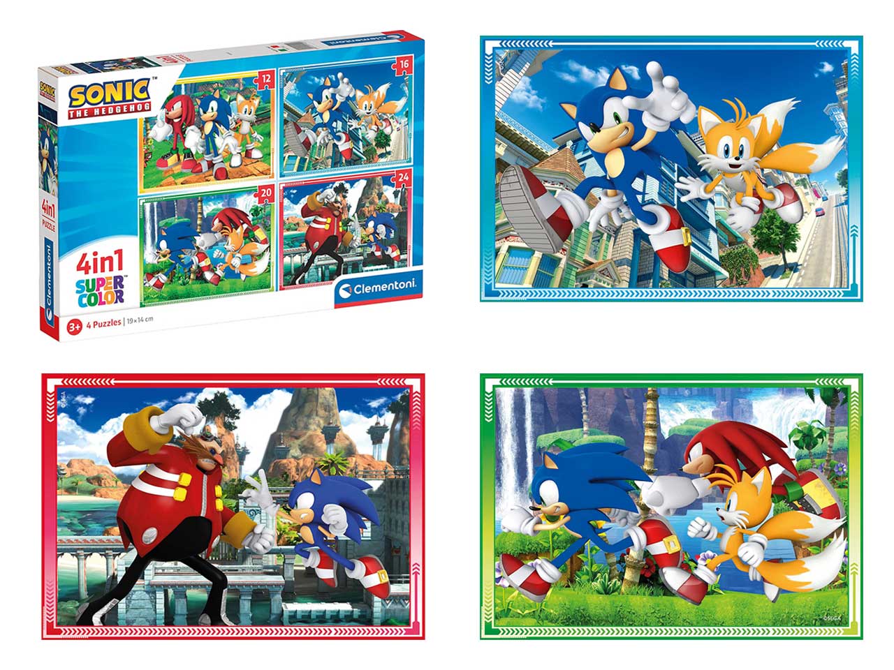 PUZZLE 4 IN 1 SONIC 21522.5