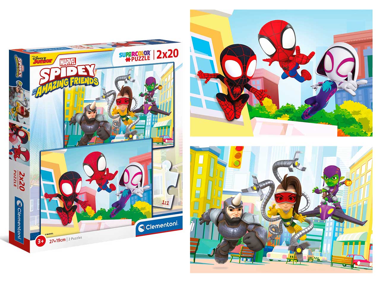 PUZZLE 2X20 SPIDEY AND HIS AMAZIN 24794$