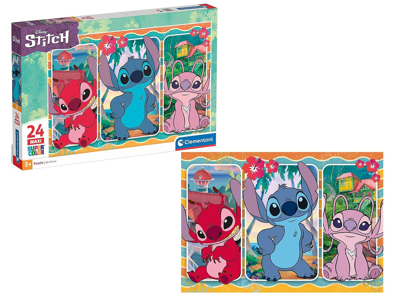 PUZZLE 24 MAXI DISNEY STITCH 24029.6