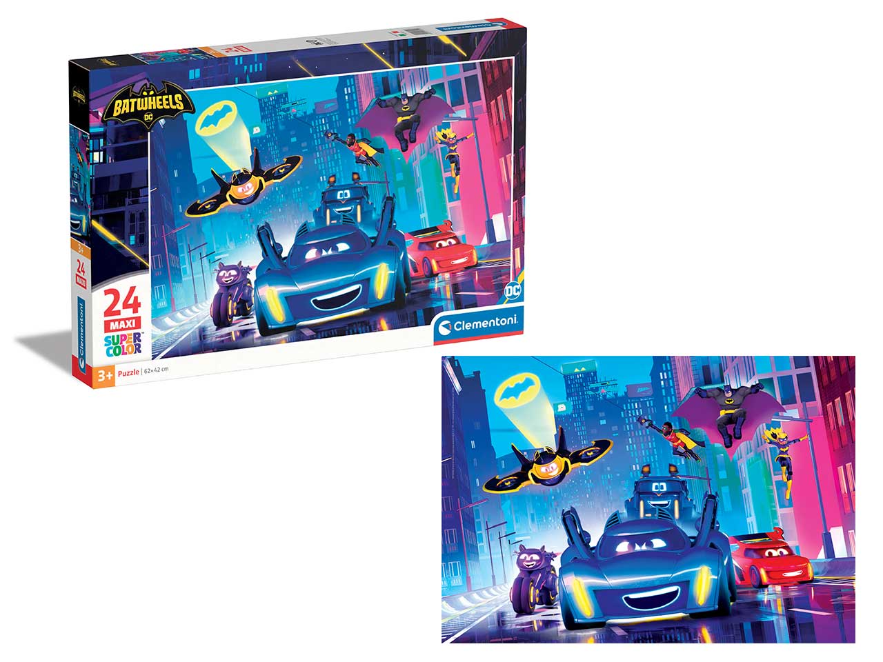 PUZZLE 24 PEZZI MAXI BATWHEELS 28522.8