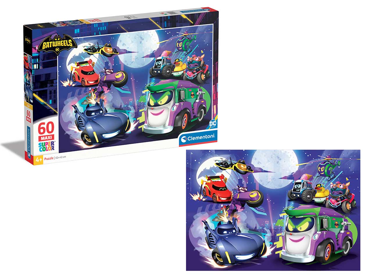 PUZZLE 60 PEZZI MAXI BATWHEELS 26597.8
